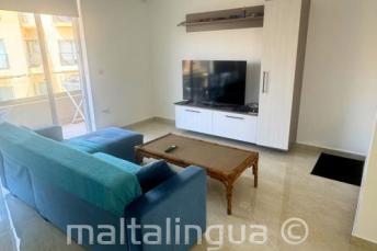 Majoitu opettajan olohuoneessa